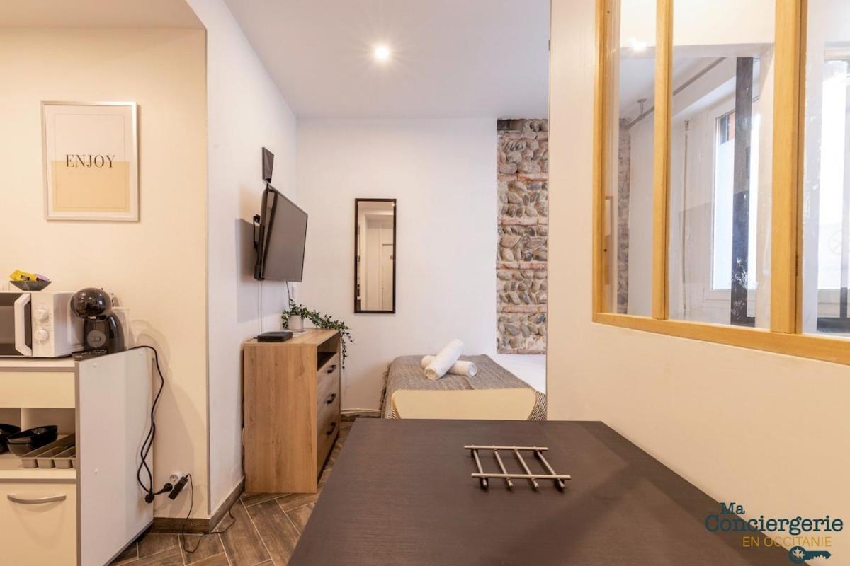 Grand Studio Avec Espace De Travail Toulouse Exterior foto